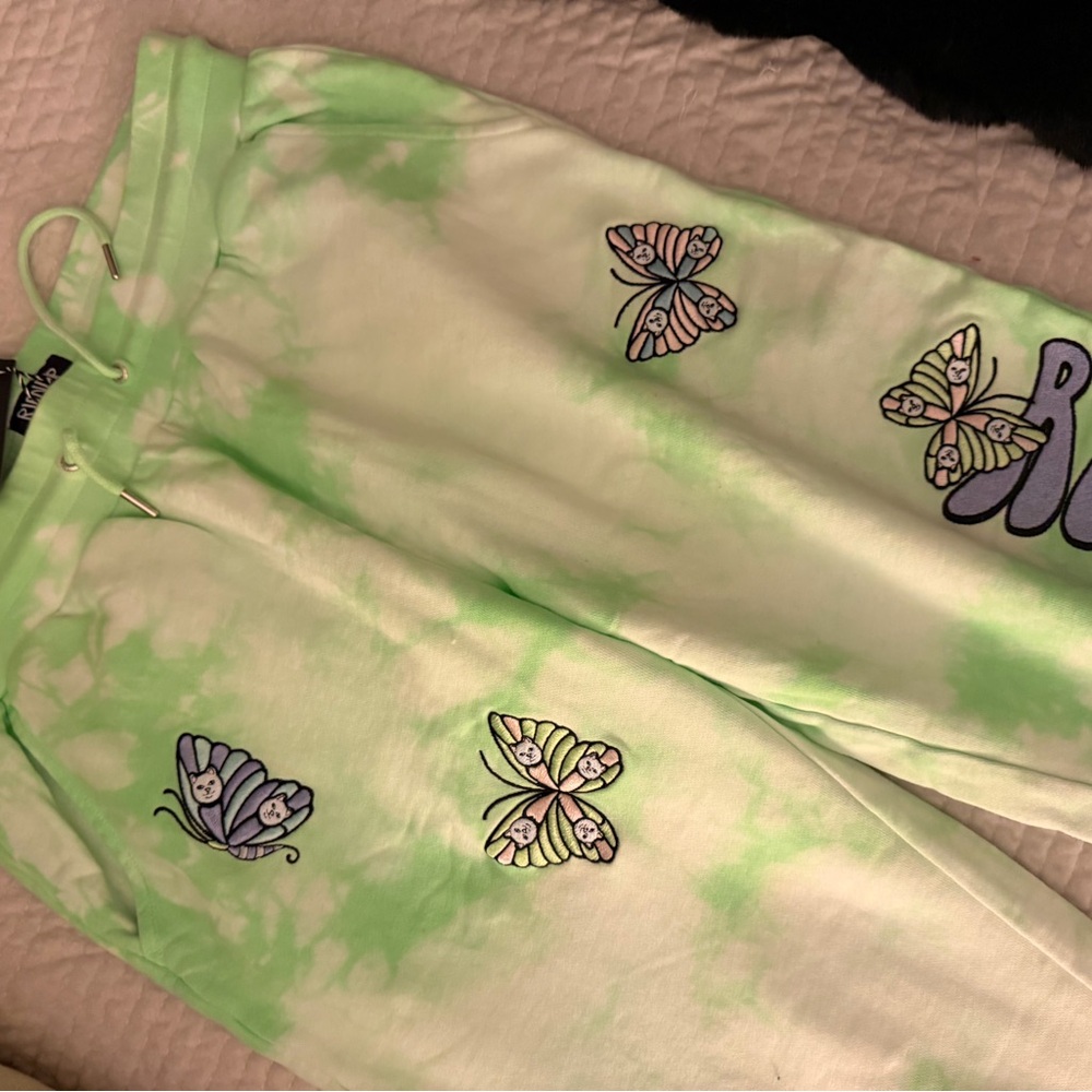 Ripndip Mint Green Tie-Dye Sweatpants